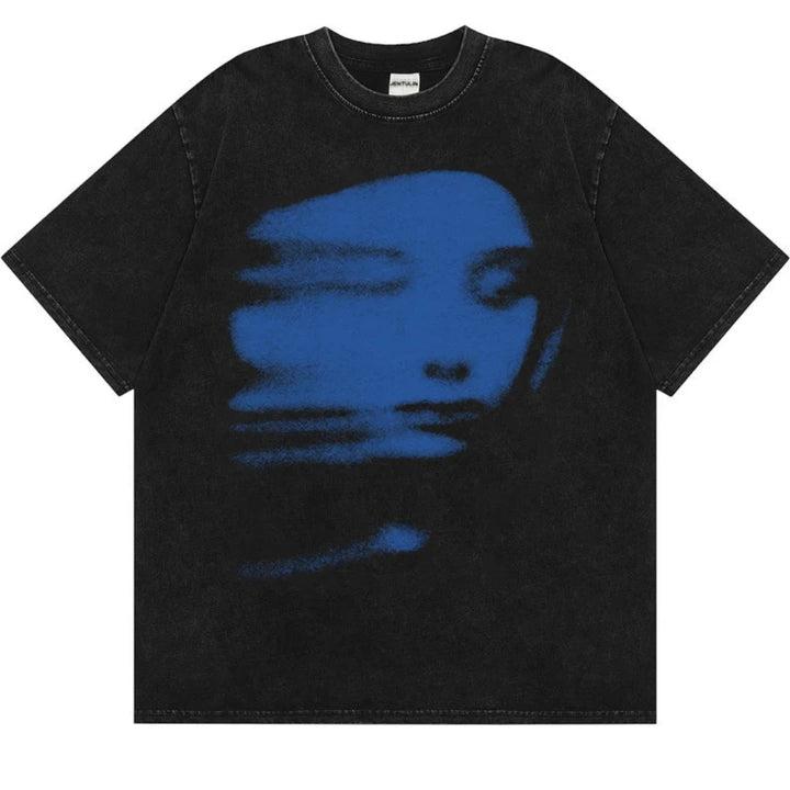 Abstract Face Graphic Tee