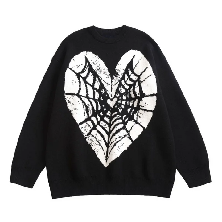 Heart Knitted Sweater