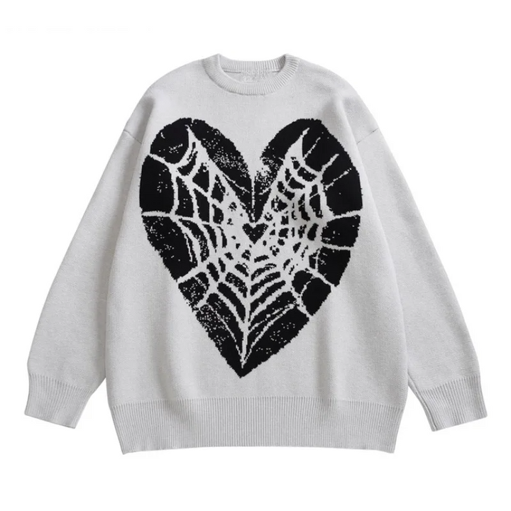 Heart Knitted Sweater