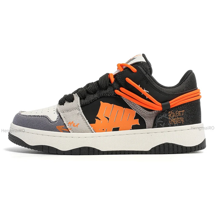 Premium Neon Clash Sneakers
