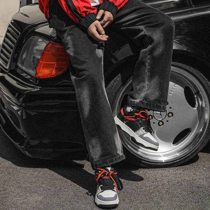 Premium Neon Clash Sneakers