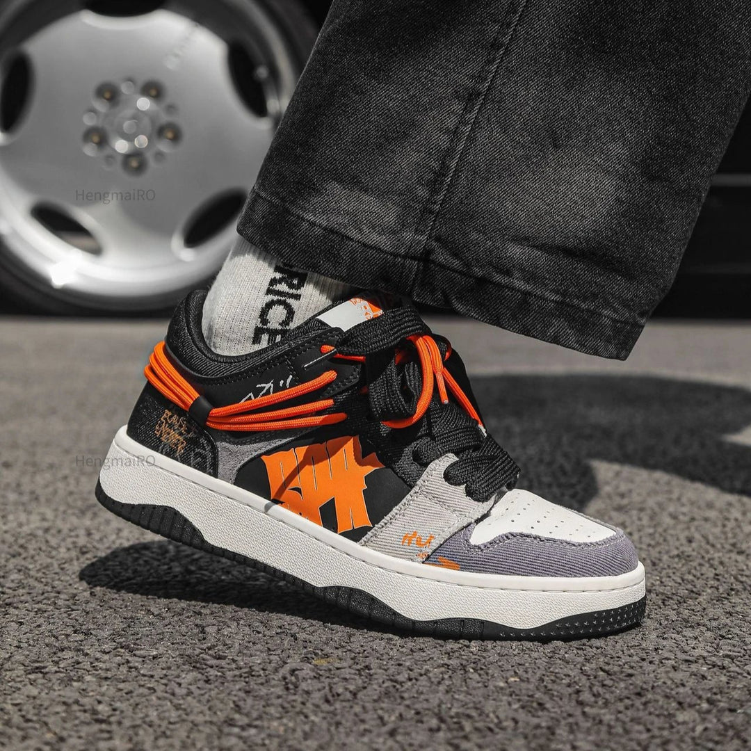 Premium Neon Clash Sneakers