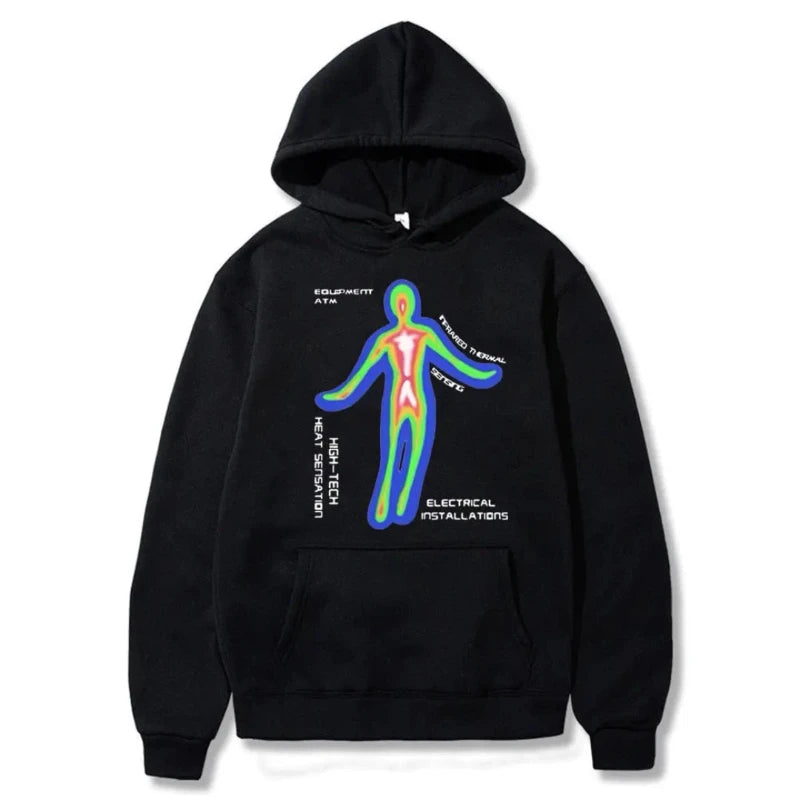 Icy Minded. Black hoodie