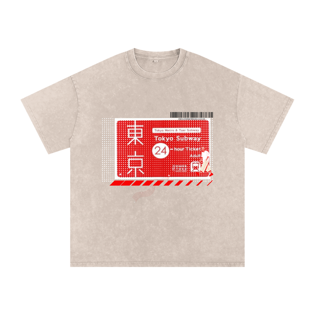 Tokyo Subway Washed Tee