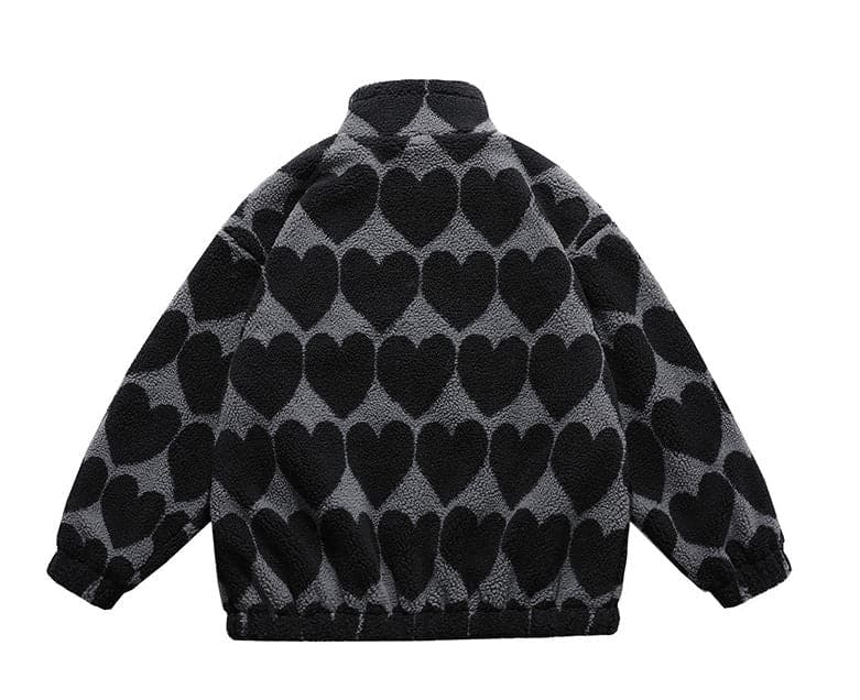 Hearts Fleece Sweater