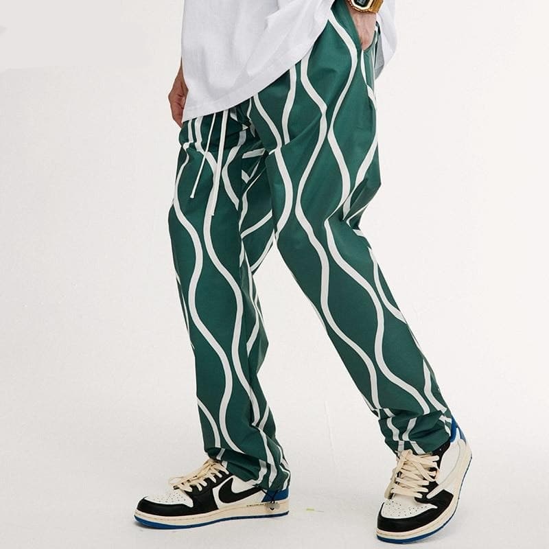 Green Spiral Pants