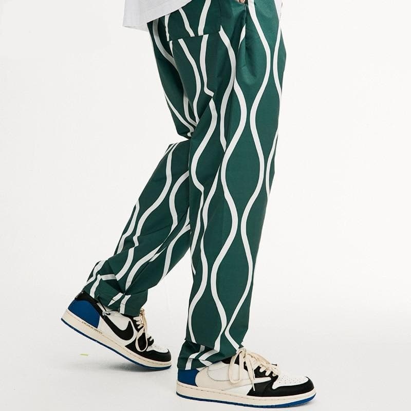 Green Spiral Pants