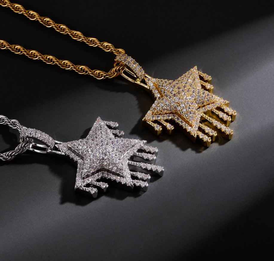 Star Pendant and Necklace